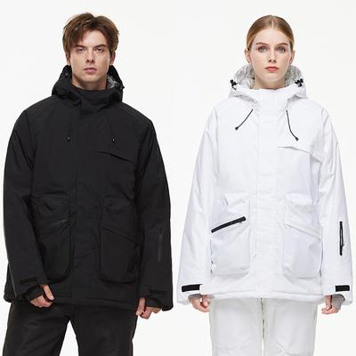 Skiing Jacket for Women and Men Snowboard Coat Waterproof Windproof Insulated Winter Mountain Outdoor Snow Sports Hooded Warm Ski Jackets With Pockets