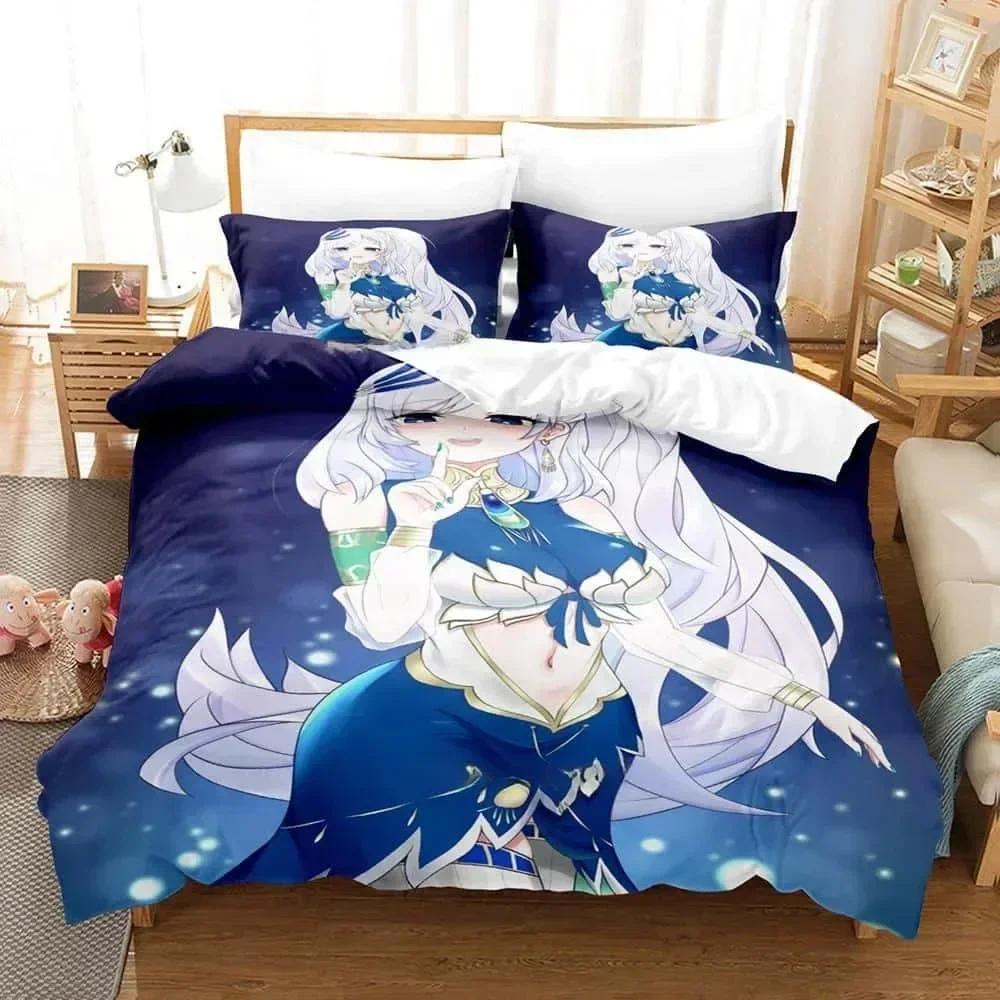 Comforter New 3D Anime Kawaii Girls Pavolia Reine Bedding Set Single Twin Full Queen King Size Bed Set Adult Kid Bedroom S