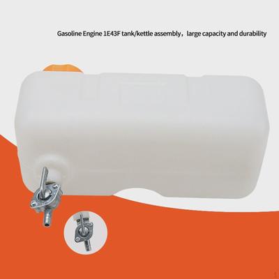 Fuel Tank Assembly with Valve Cock, Oil Box, Attachment, Container for 1E43F 2 Stroke Petrol