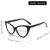 1pc European and American retro style women's anti blue light cat eye flat mirror for watching TV, computer, mobile phone, anti