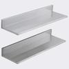 8.6" X 24" Stainless Steel Shelf, Wall Mounted Floating Shelving with Backsplash, 44 Lbs Load Capacity Commercial Shelves, Heavy Duty Storage Rack for