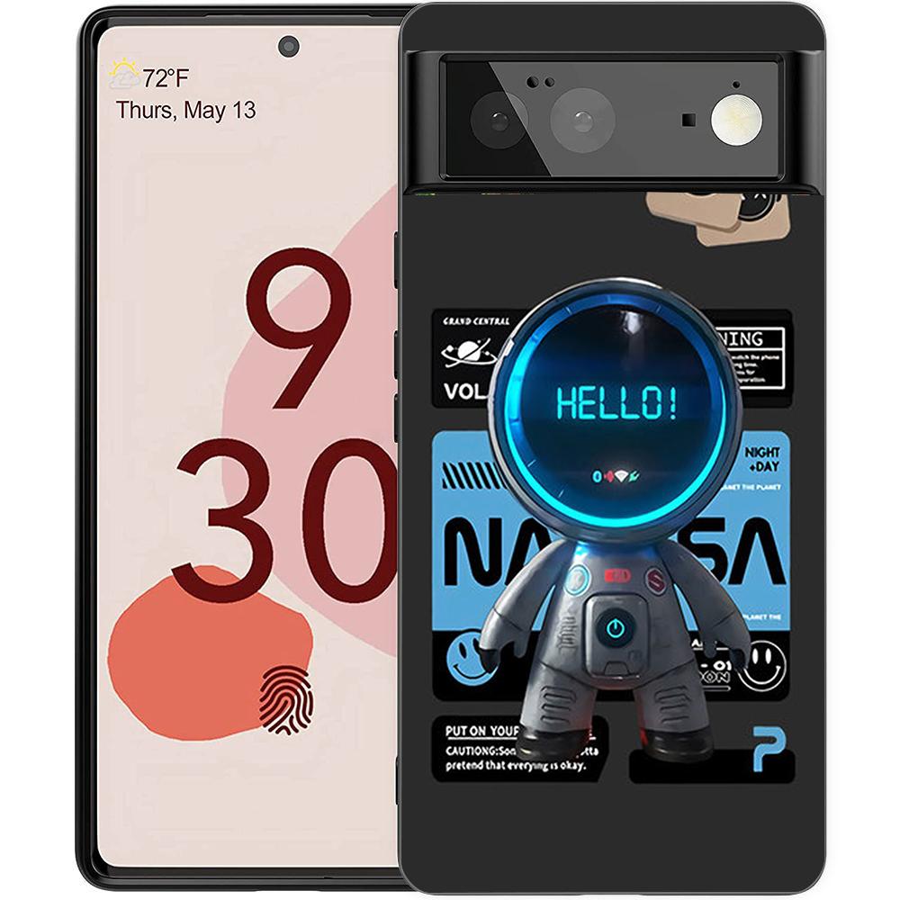 Astronaut Phone Case Cover for Google Pixel 8 7 6 7A 6A Pro 5G Shockproof Silicone Soft 9 Pro XL 8 Pro 5G Shell TPU Bag Cases