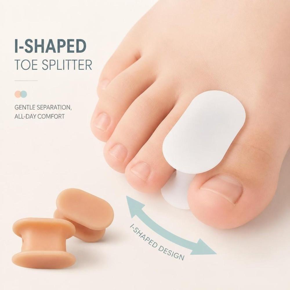 1 Pair Moisture Resistant Toe Spacer Bunion Relief Corrector  Overlapping Toes Bunion Relief