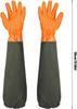 Gants longs en caoutchouc - AIMOONSA - 70 cm - Étanches - Brassard élastique - Résistants chimiques