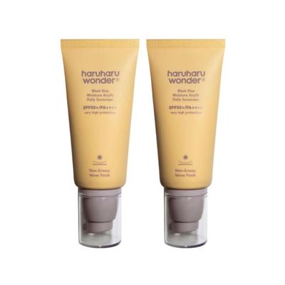 Black Rice Moisture Airy-Fit Sunscreen 50ml – 1+1 Special Set