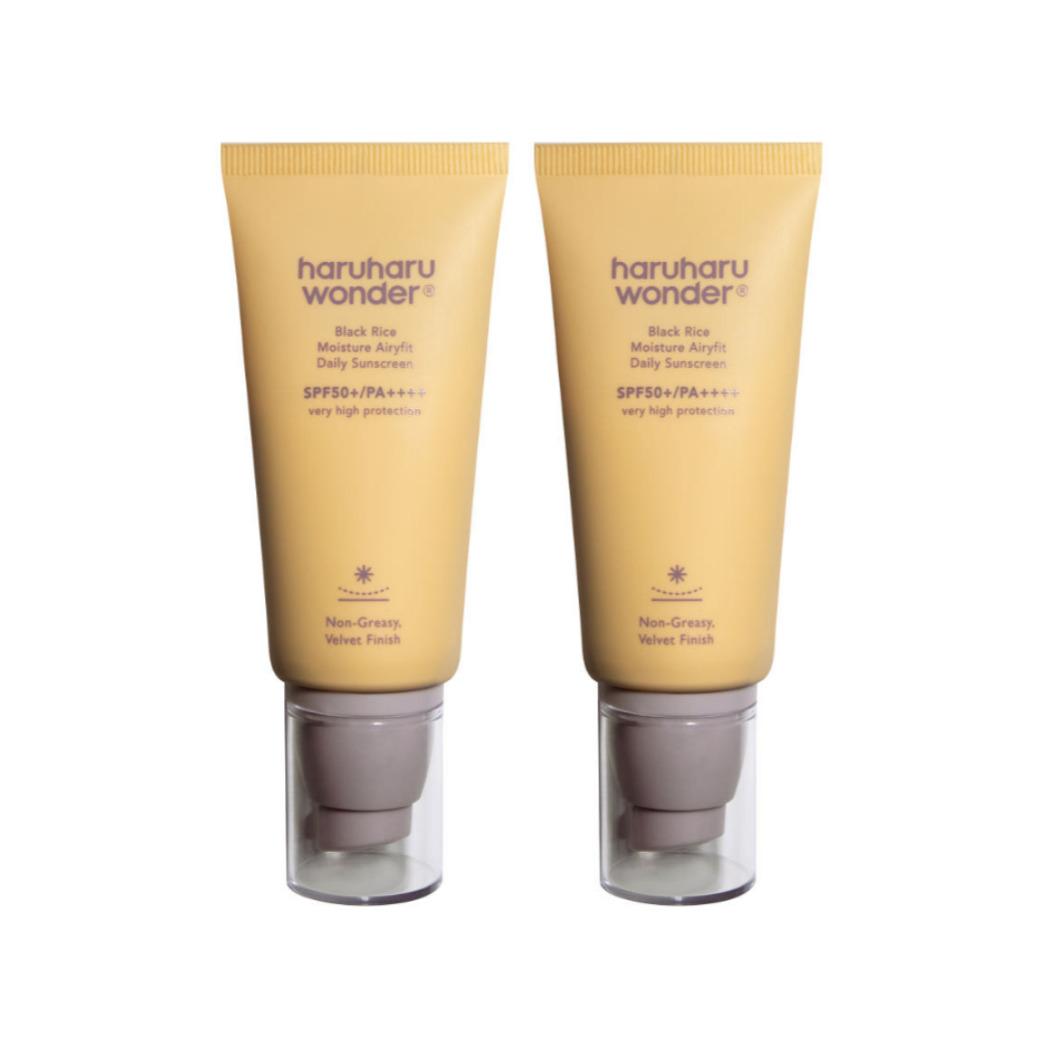 

Haruharu Wonder Black Rice Moisture Airy-Fit Sunscreen 50ml – 1+1 Special Set