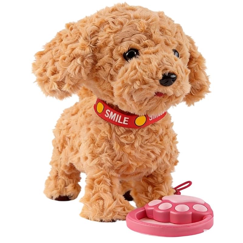 

Easy to Operate Kids Electric Plush Toy Dog with Walking Barking and Talking Functions and Soft Plush
