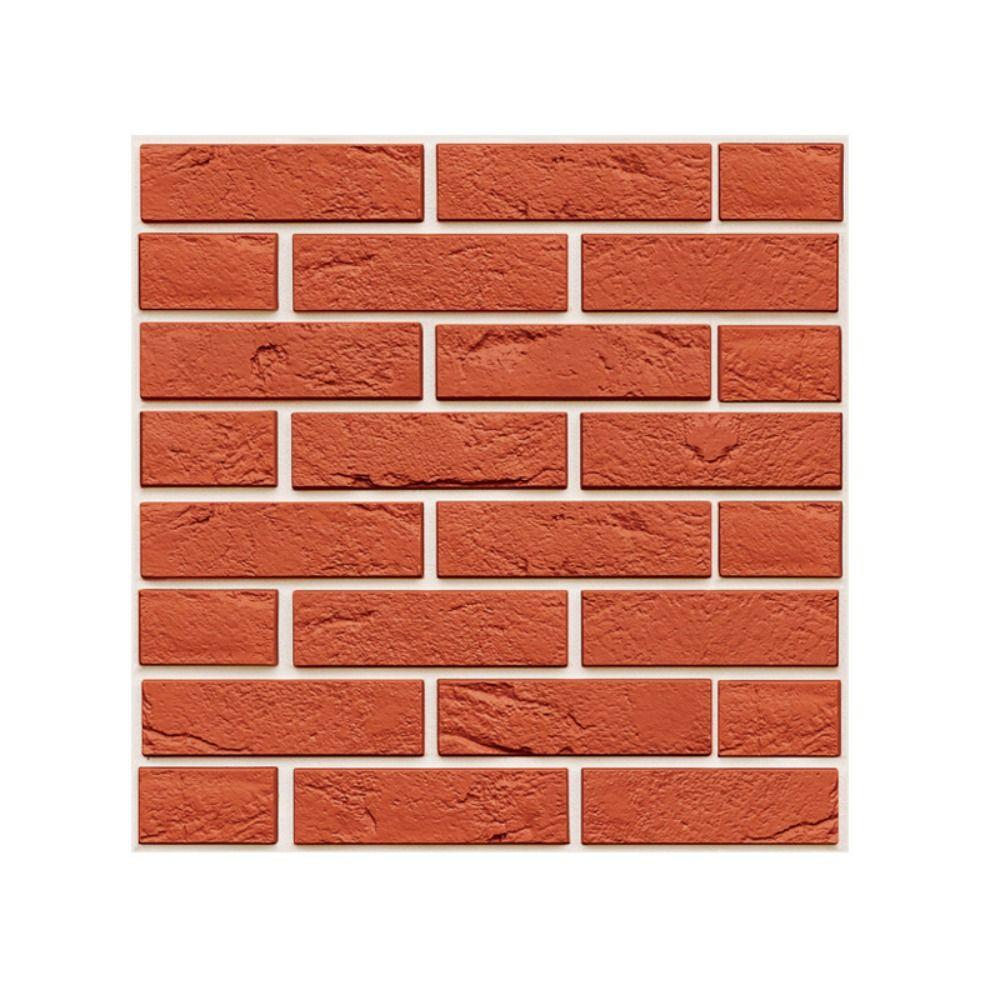 Kolej DIY Cihlový design pro nástěnnou dekoraci Nástěnná nálepka 3D Tapeta Pozadí Tapeta