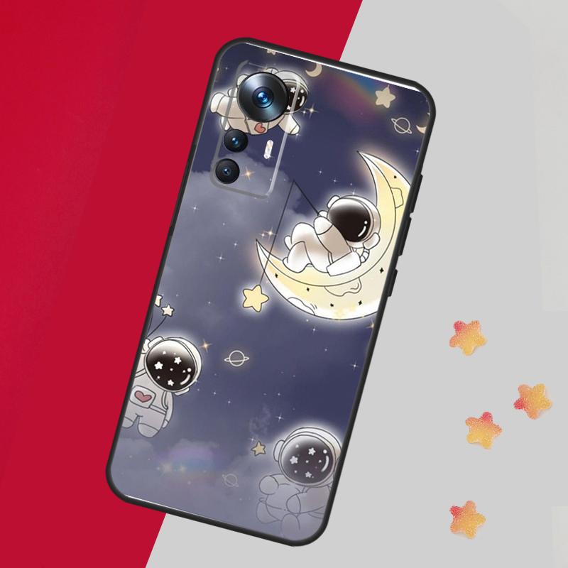 Cute galaxy Astronaut Case For Xiaomi 15 14 13 Ultra 11T 12T 13T 14T Pro Cover For POCO X7 X6 X3 X5 F5 F6 F7 Pro