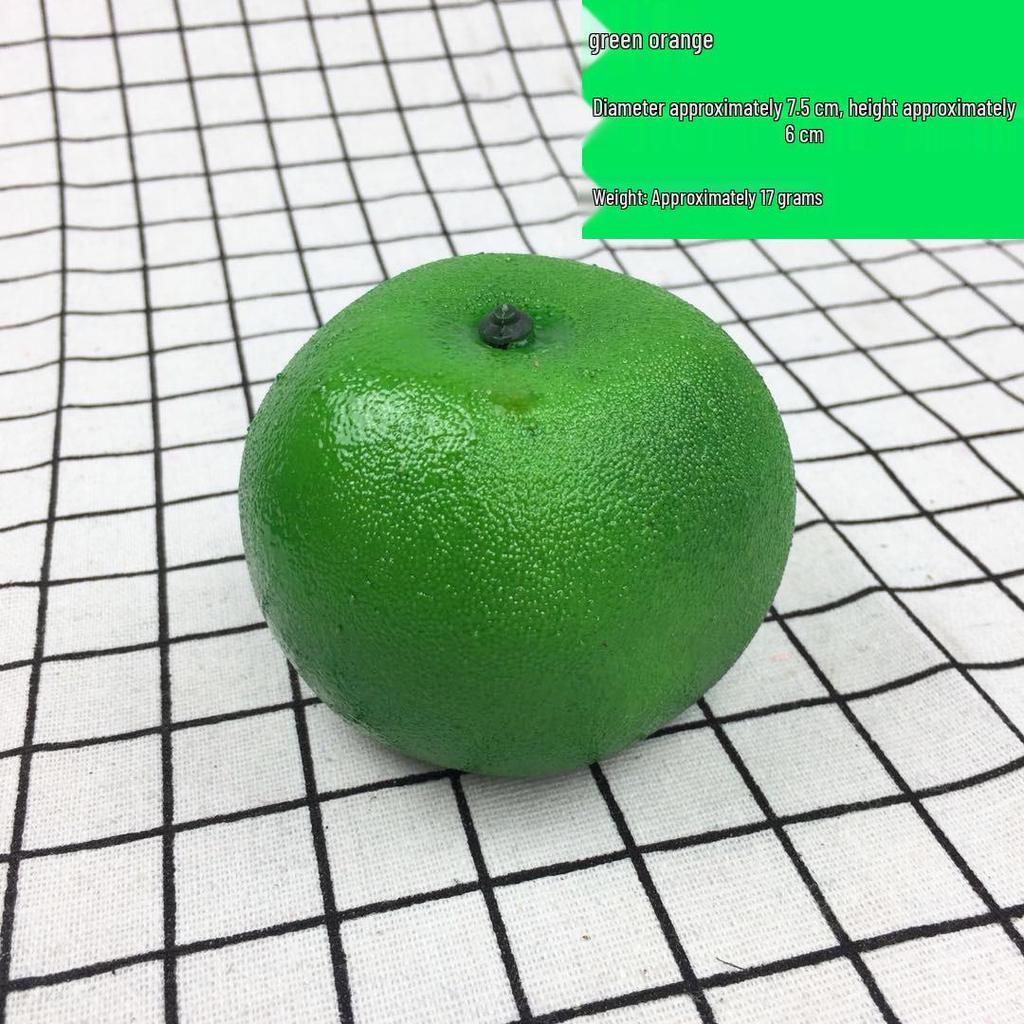 Artificial Apple, Persimmon, Lemon, and Banana Decorative Set for Home, Cabinet, and Photography Props