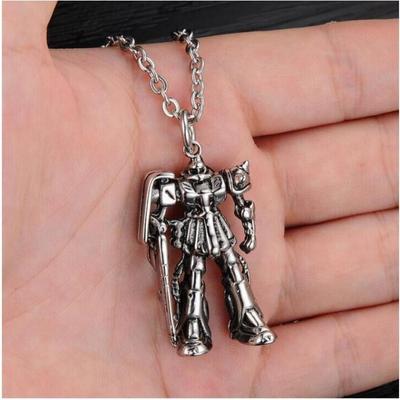 Robot Necklace Men's Steel Jewelry Trendy Accessories