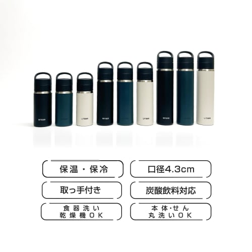 Tiger Vacuum Insulated Carbonated Water Bottle, 480ml, Lake Blue, MKB-T048 AL