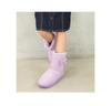Waterproof Sheepskin Boots with LL [Arisana] Kids' Ribbons, Girls' Children's Shoes, Lavender,