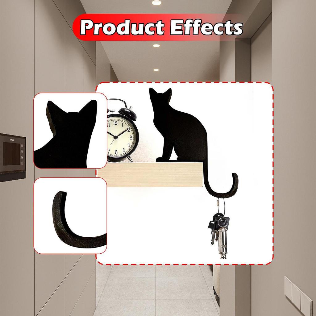 Key Holder Door Topper Storage Decorative Art Decor Cats Lover Gift for Women and Mom Cat