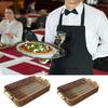 Handgeflochtener Rattan-Aufbewahrungskorb Quadratisches Weiden-Tablett Picknickkorb Brotkorb Lebensmittelteller Obstkuchen Allerlei-Box Heim Schreibtisch Dekoration