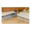 Sanko Plastic Clothes Storage Thin Wide Elpis Width 61 X Depth 40.3 X Height 13.4cm Soft Beige