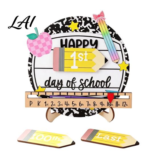 Chalkboard Sign for First Day of School Sign Reusable Wooden Milestone Board Board Kids Back to Photography Prop Kindergarten And Elementary