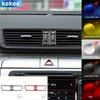 For VW Volkswagen Passat B6 2006-2011 Center Air Outlet Trim Frame Cover Soft Real Carbon Fiber Sticker Car Interior Accessories
