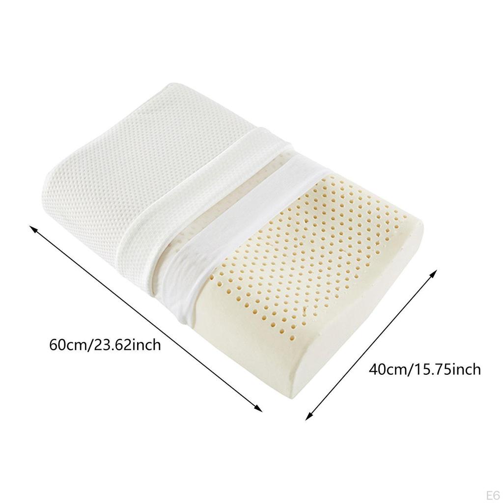 Breathable Latex Pillow for Side and Back Sleepers with Gift Option