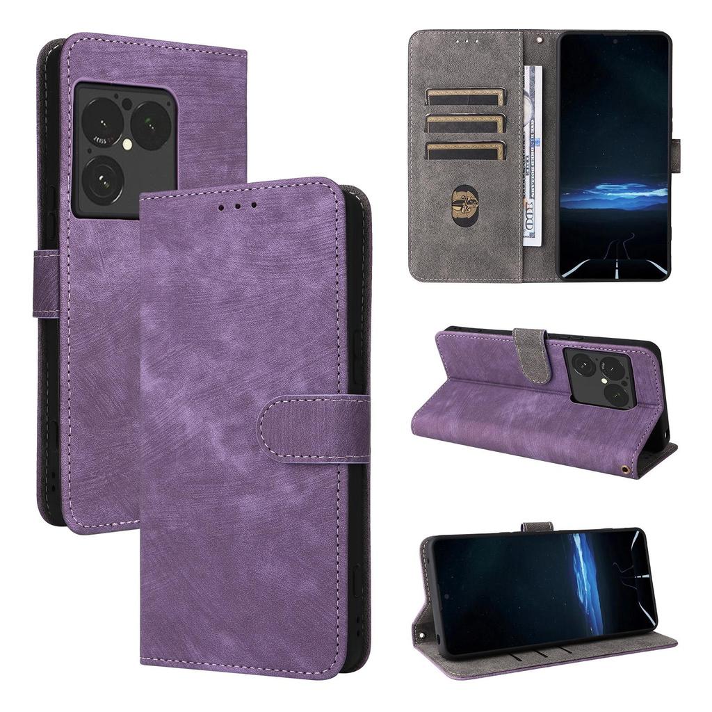 Flip-Schutzhülle kompatibel für Sony Xperia 1 VIII PU-Leder Handyhülle Vollkörperschutz mit [RFID-Blockierung]
