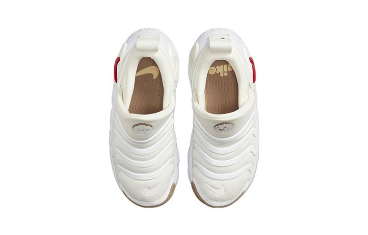 Nike Dynamo GO SE Fabric Caterpillar Low top Sports Casual Shoes Ecru Children Aged 3 7 Years Old DV2967-100