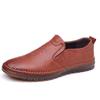Men's Autumn & Winter Casual Leather Shoes - Soft, Non-Slip, Warm, Plus Velvet, for Middle-Aged