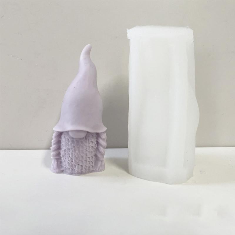 Gnomes Shape Silicone Mold Candle Resin Making Tool DIY Candle Moulds Ornaments Hand-made Home Decorations Supplies