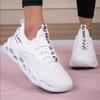 Four Seasons Women's Men's Large Size Lightweight Sports Shoes Flyweave Fitness Jogging Shoes