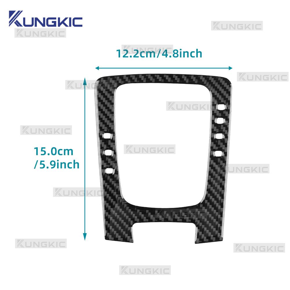 Real Soft Carbon Fiber Sticker For Porsche 718 2016 2017 2018 2019 2020 2021 2022 LHD RHD Car Gear Shift Panel Frame Trim