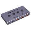 4X4 USB 3.2 Switch 10Gbps High Speed Type C USB A Switch Selector for Keyboard Mouse Printer Scanner EU Plug