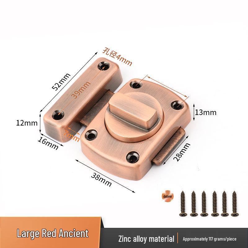 Zinc Alloy Anti-theft Sliding Door Lock with Rotating Bolt