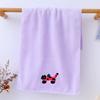 Cartoon Embroidery Pure Cotton Towel Couple Face Towel Cartoon Cat Full Cotton Face Towel Hand Towel Full Cotton Face Towel