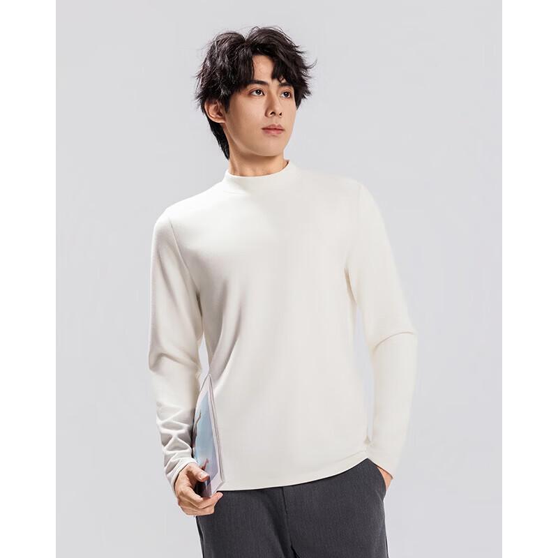 

IEF Men s Solid Semi-High Neck Base Layer