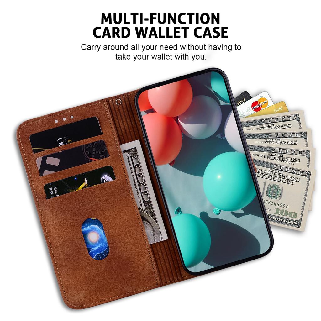 For Oppo Reno12 5G (Global) Case 7-Shaped Pattern Imprint Leather Phone Cover