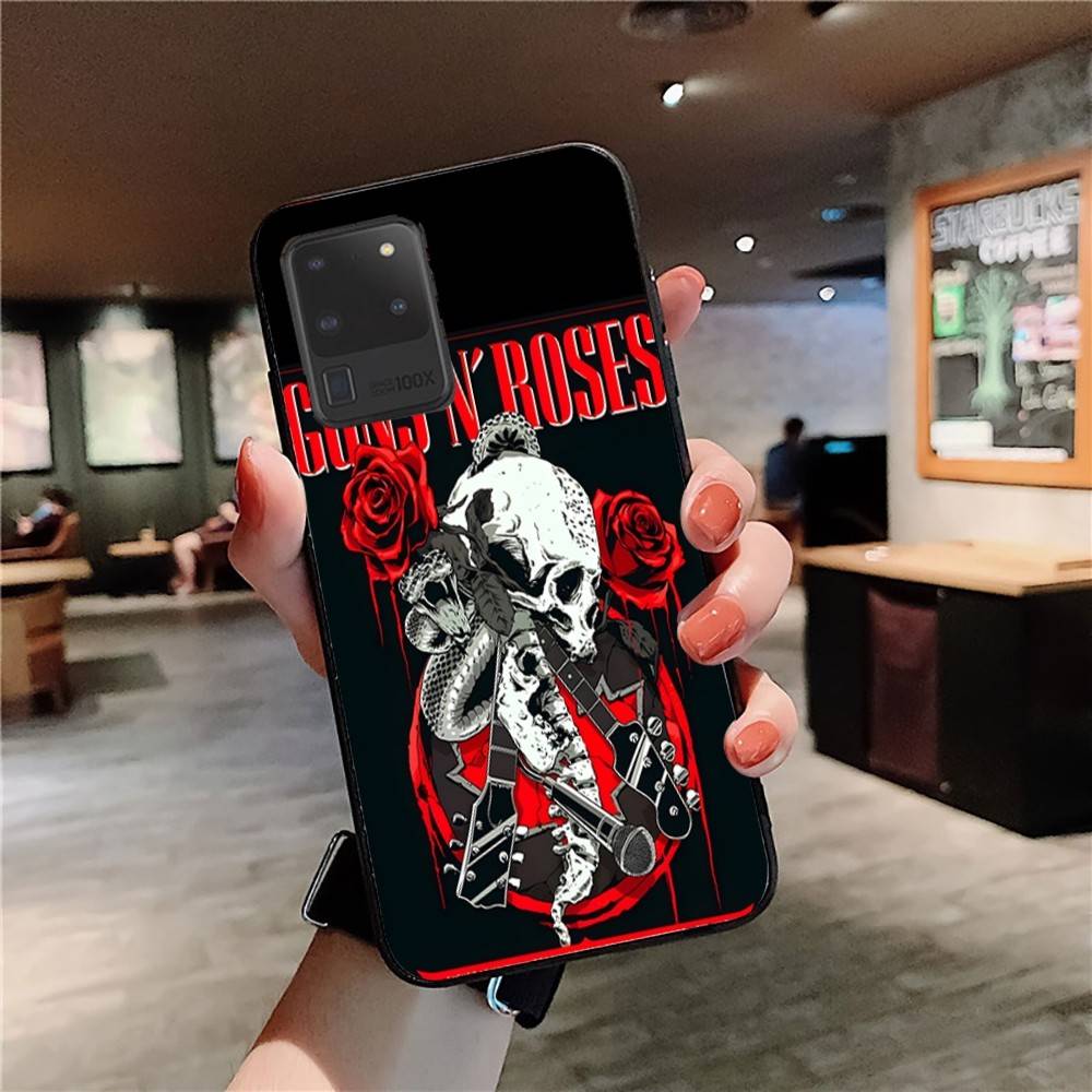 GUNS N ROSES Phone Case For Samsung S 24 fe 25 Ultra plus 20 lite 21 30 22 23 24 22 Ultra 5G Fundas