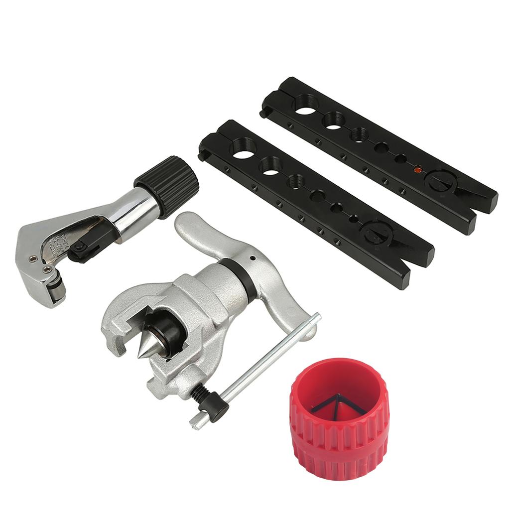 Pipe Eccentric Cone Flaring Tool Set Copper Aluminum Tube Flare Repair Assortment Kit