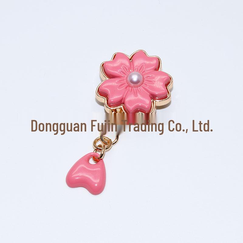 2024 Metal Chain 3D Shoe Flowers & Buckles Accessories