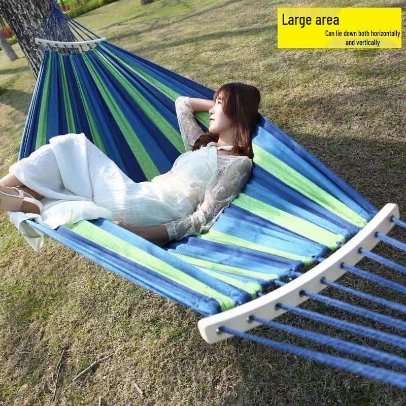 Portable Anti-Rollover Hammock for Camping - Adult/Child Wilderness Nap
