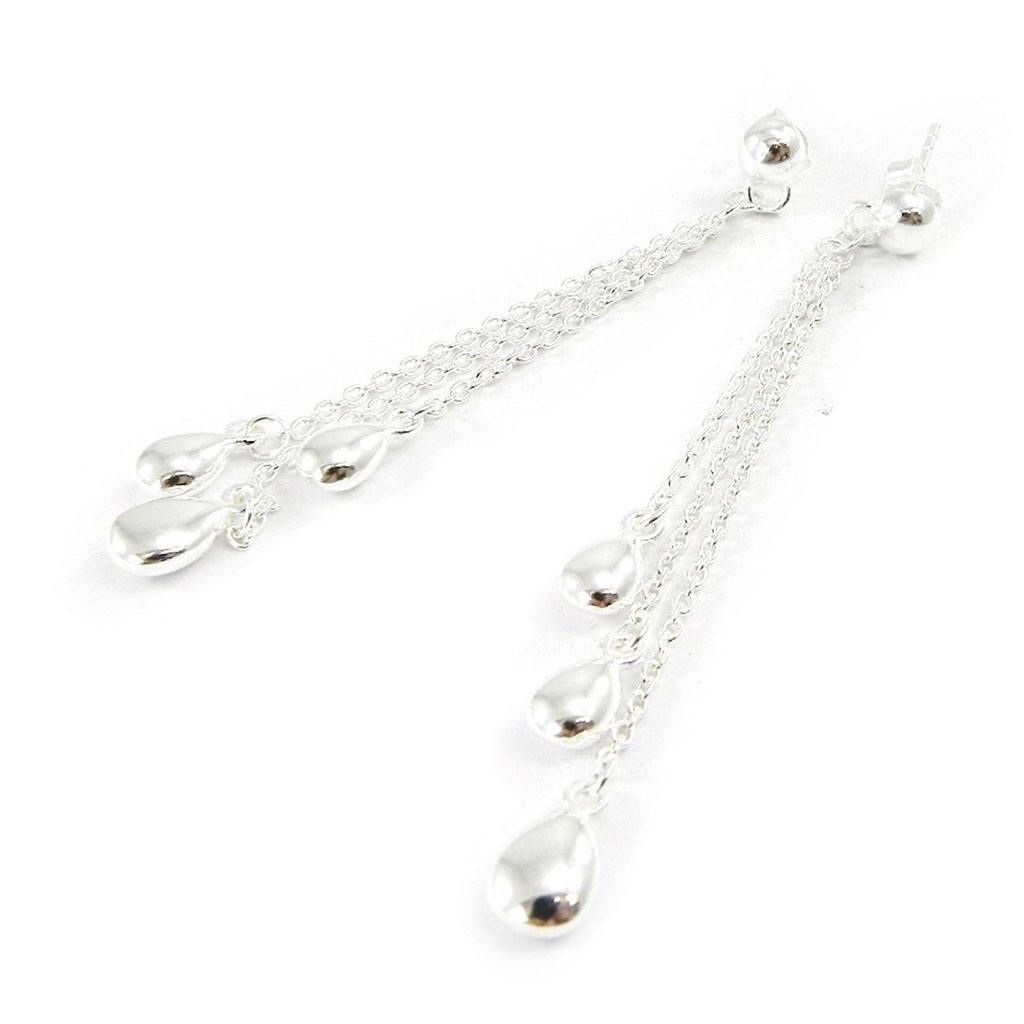 Les Trésors De Lily [G2092] - Boucles Argent 'Chorégraphie'