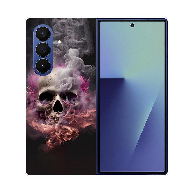 For Samsung Z Fold7 Case Clear Hard PC Folding Cover For Samsung Galaxy Z Fold 7 6 5 4 3 Fold6 Shockproof Transparent Back Funda