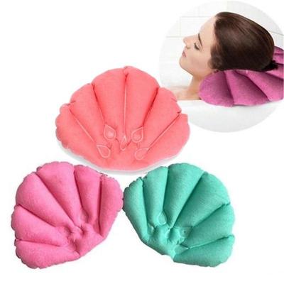 Nowe produkty łazienkowe Home Spa nadmuchiwana poduszka do kąpieli kubki poduszka do wanny w kształcie muszli losowo