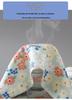 Summer Girls' Sleeveless Floral Princess Dress - Cotton Silk Blend for Outdoor Wear