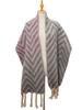 New  Imitation Cashmere Women Scarf Winter Preppy Style Striped Tassel Pashmina Mujer Femme Foulard Bufanda Wrap Shawl Men'S
