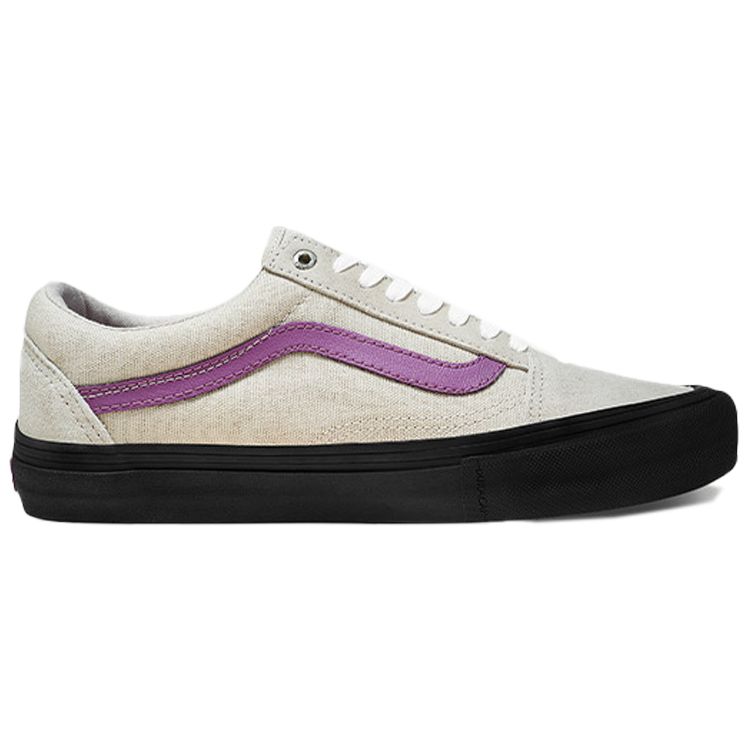 Vans Old Skool Pro Low Top Skate Shoes Unisex Sneakers Purple White VN000ZD4W8P