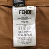 Fendi [Good Condition/domestic Regular] FPS807AC2W Calf Leather Long Trench Coat 36 BrownUsed