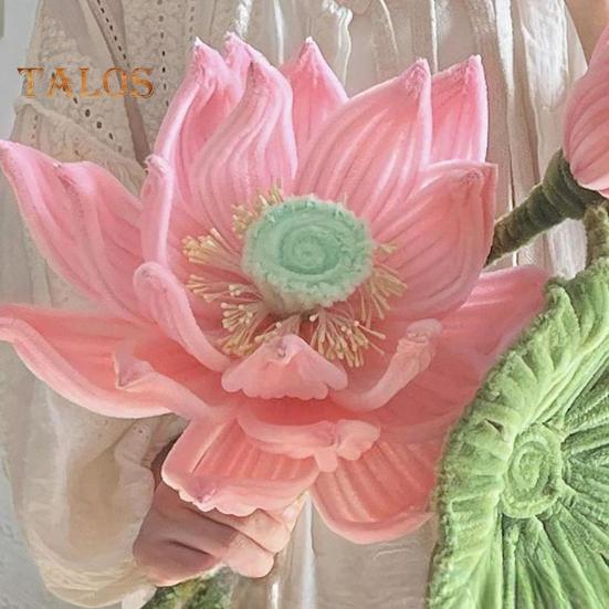 Chenille Stems DIY Kit Pipe Cleaners Lotus Flower And Leaf Twist Stick Craft Set Bendable Crafting Sticks for Making Mother's Day Birthday Gifts