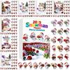 Christmas Countdown Calendar With Snowman Acrylic Ornaments For Holiday Gift Exchange