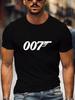 Mens Printed Tshirt Casual Round Neck Short Sleeved Top Slightly Elastic Regular Style Letter Pattern Summer Pullover