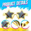 Zhonghua Star Sunglasses, Star-Shaped Glasses, Party Sunglasses, Star-Shaped Sunglasses, Pentagon Sunglasses, Novelty Studio Item, Floral Dress