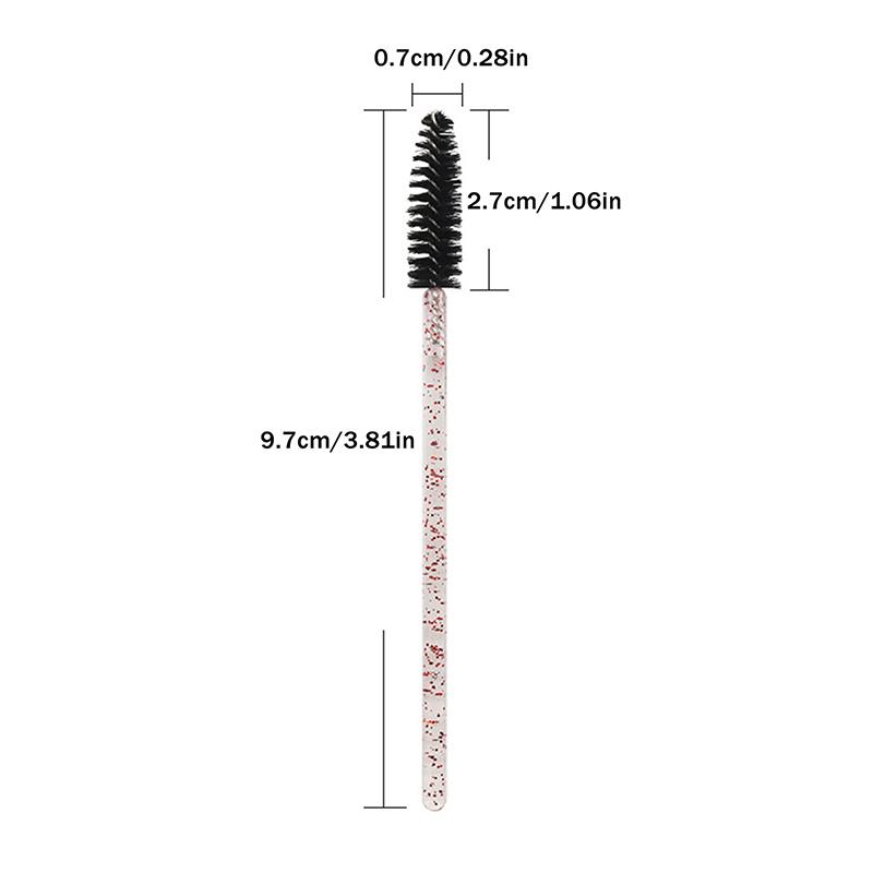 1Pcs Colorful Bow Tie Eyelash Brush Tubes With Crystal Lash Mascara Wands Eyebrow Comb Spoolies Applicators Makeup Tools